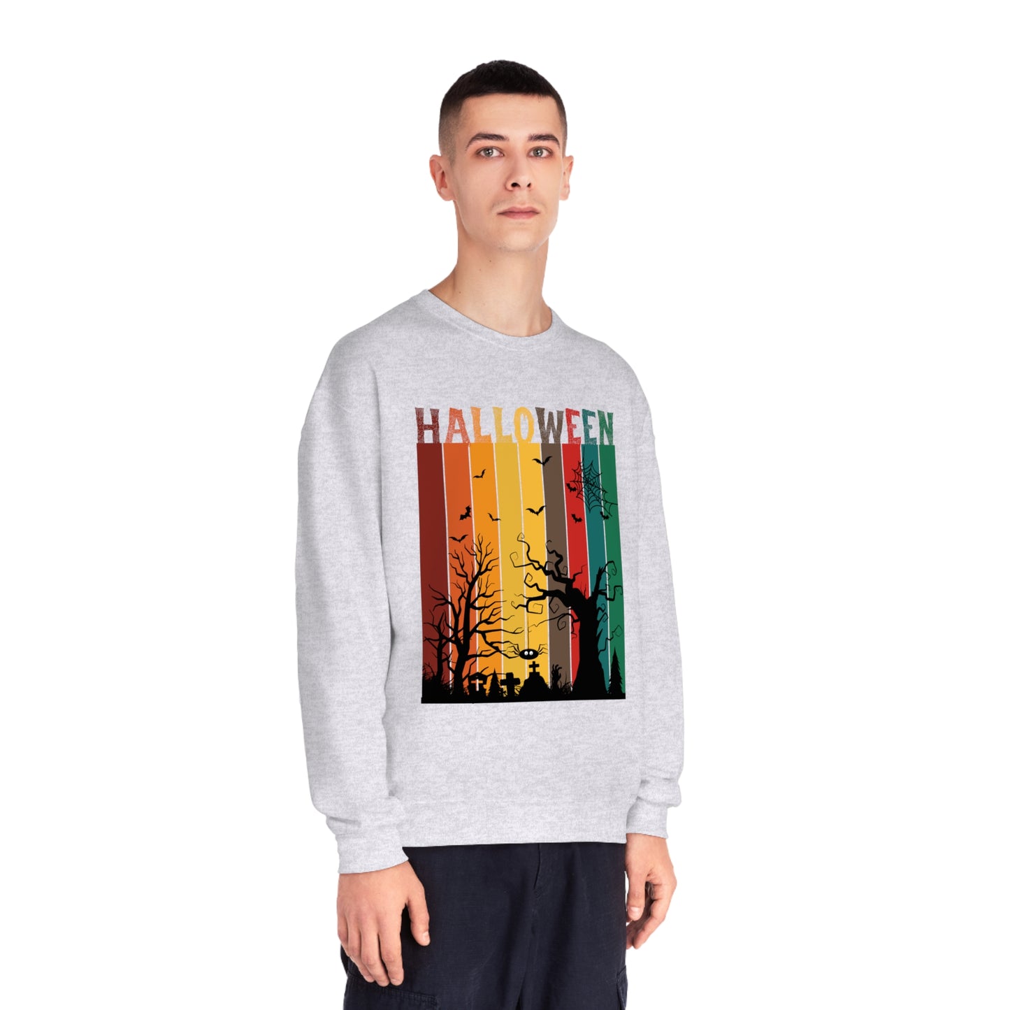 Halloween Spooky Sweatshirt Unisex NuBlend® Crewneck Sweatshirt