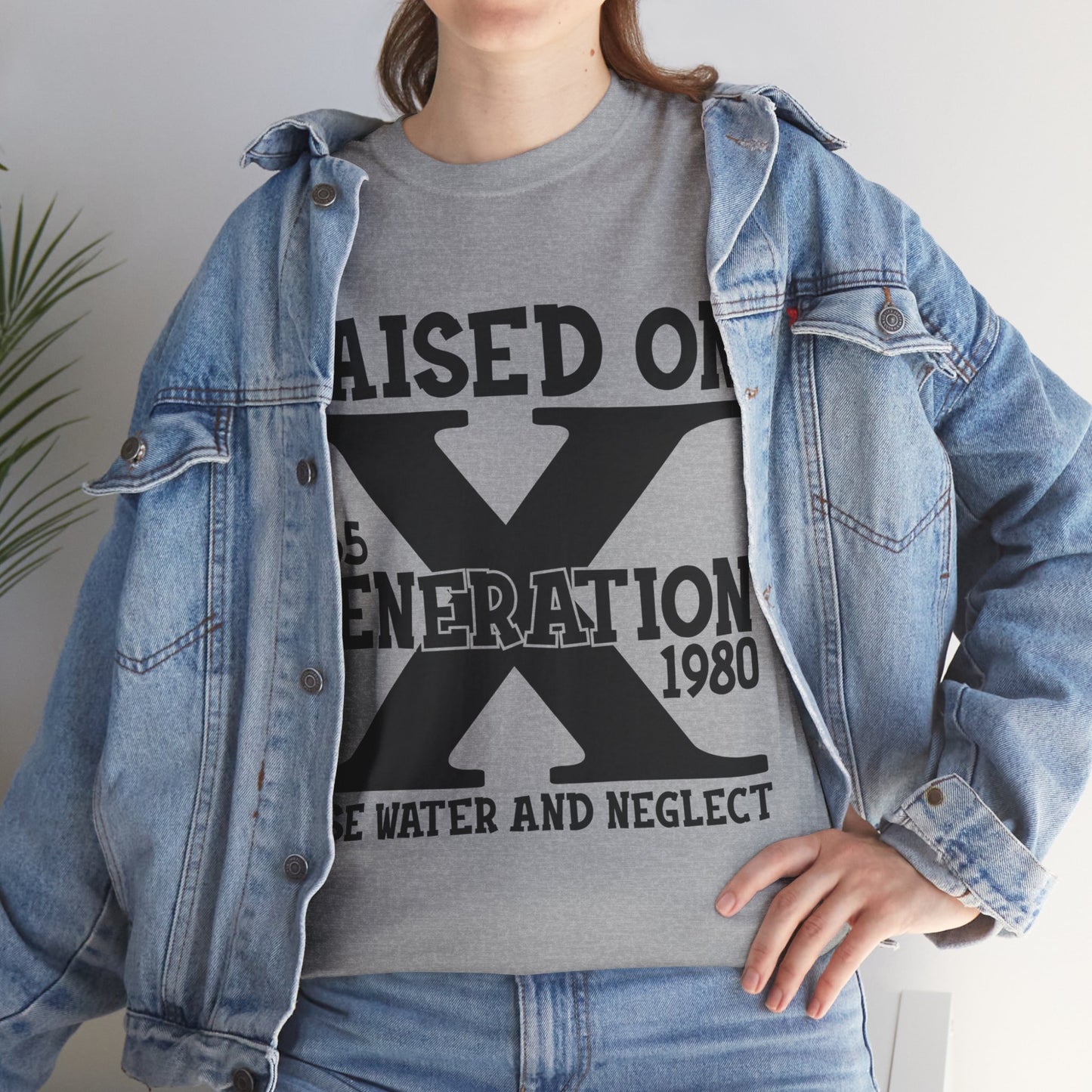 GEN X Raised On Hose Water & Neglect Tshirt Unisex Heavy Cotton