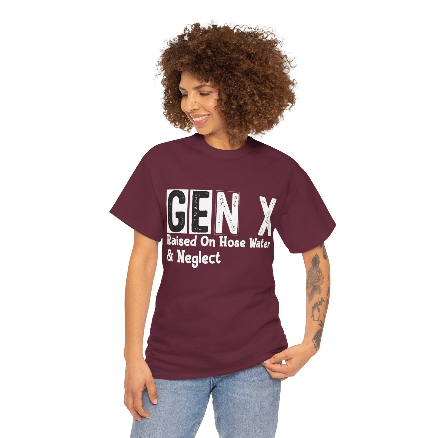 GEN X Raised On Hose Water & Neglect Tshirt Unisex Heavy Cotton