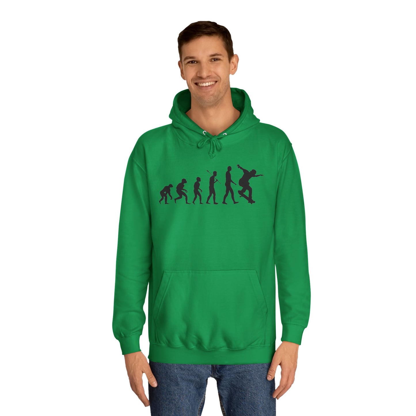Evolution of Skateboarding Hoodie Stylish Graphic Pullover Unisex Skate Culture