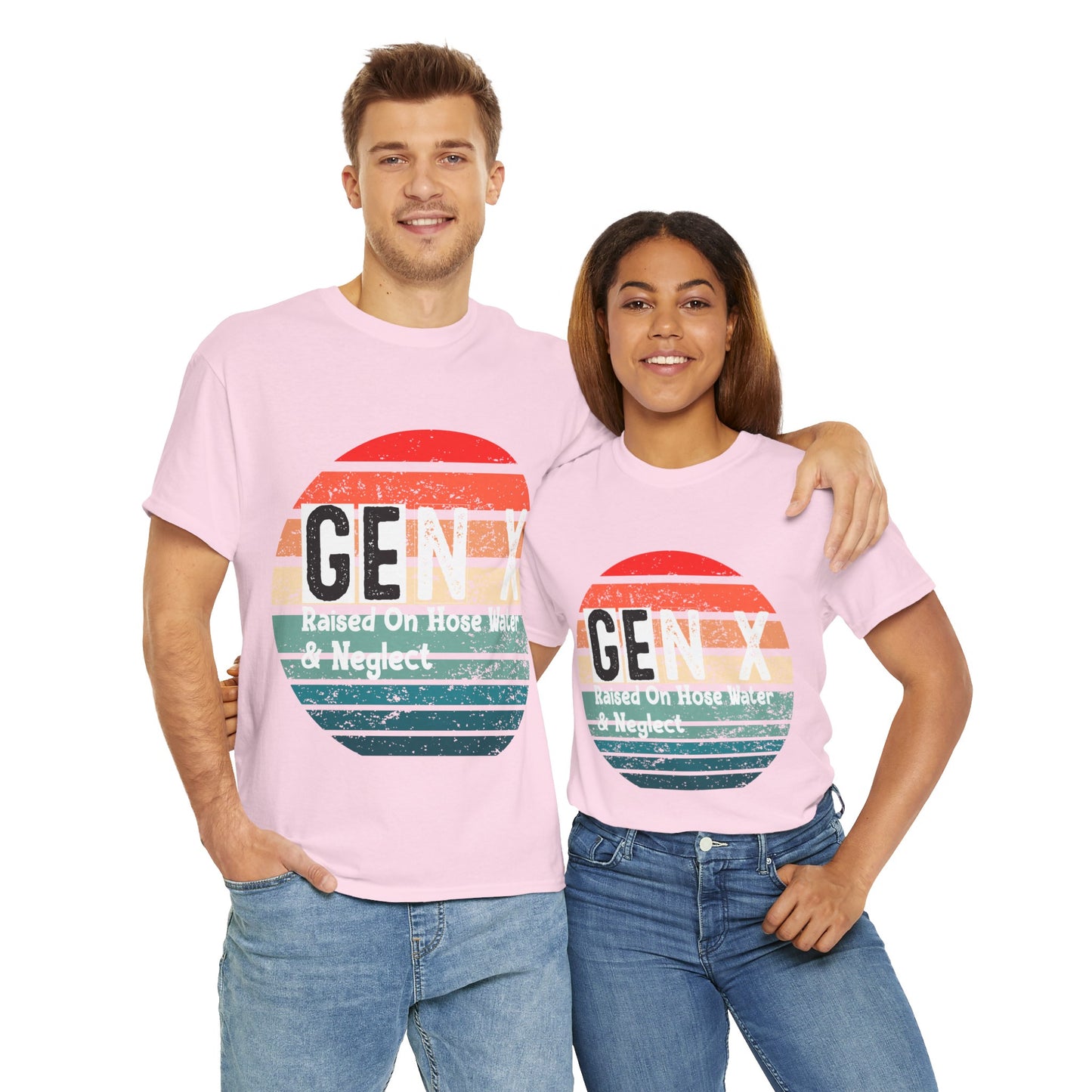 GEN X Raised On Hose Water & Neglect Tshirt Unisex Heavy Cotton