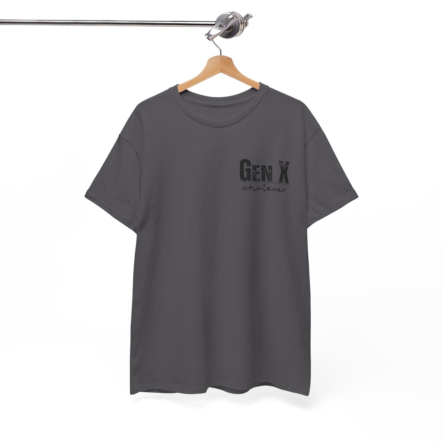 GEN X Definition Unisex Heavy Cotton T-Shirt Front & Back