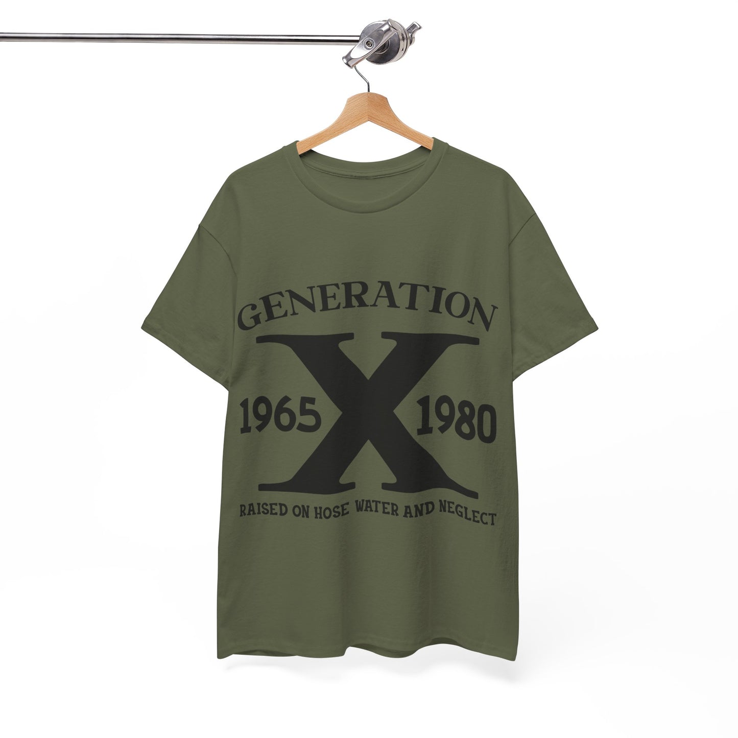 GEN X Raised On Hose Water & Neglect Tshirt Unisex Heavy Cotton