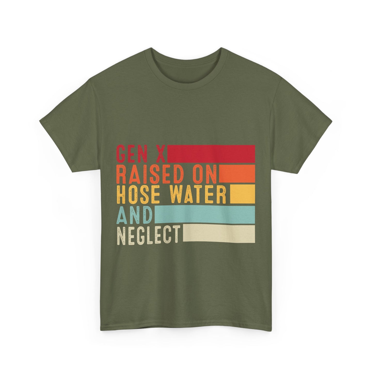 GEN X Raised On Hose Water & Neglect Tshirt Unisex Heavy Cotton
