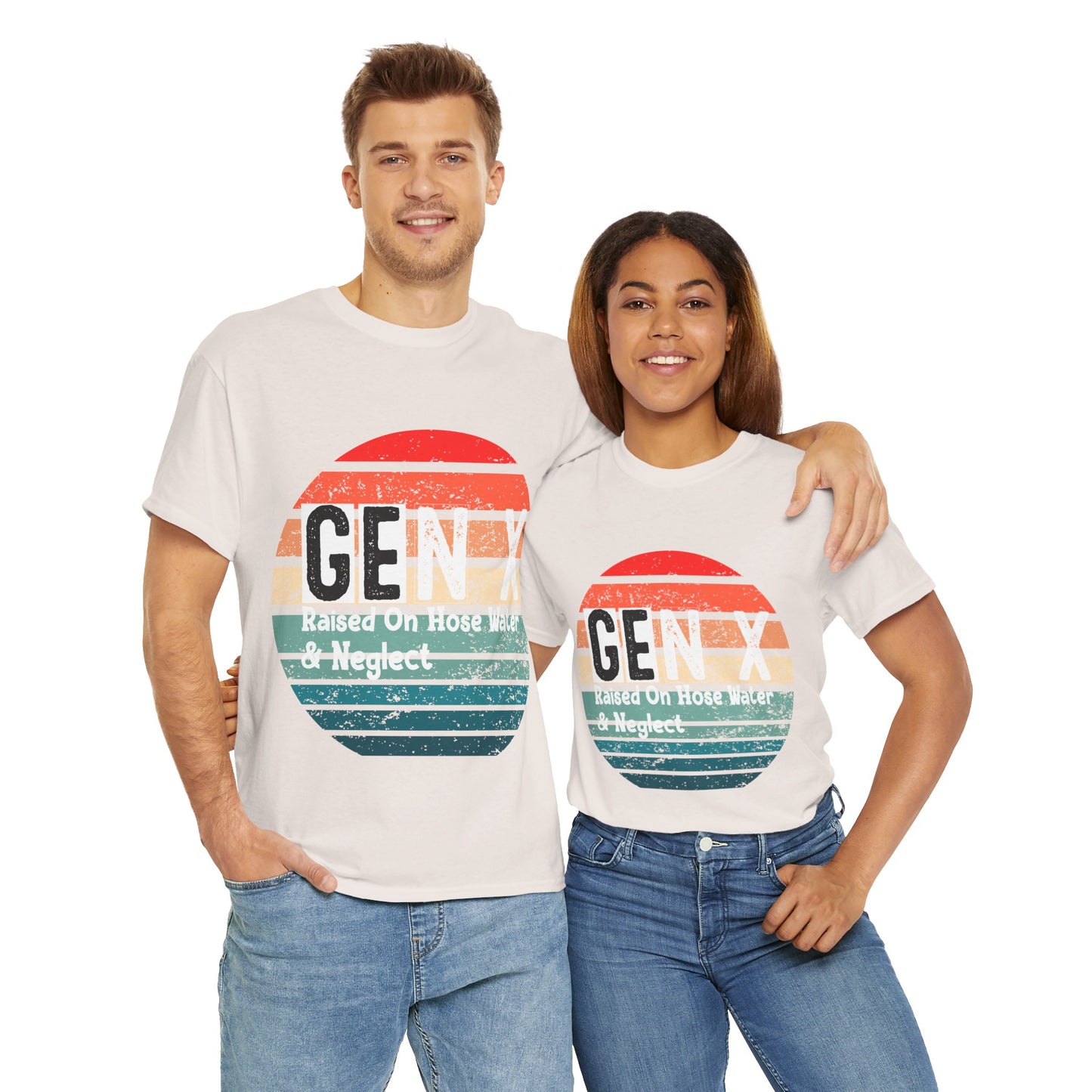 GEN X Raised On Hose Water & Neglect Tshirt Unisex Heavy Cotton