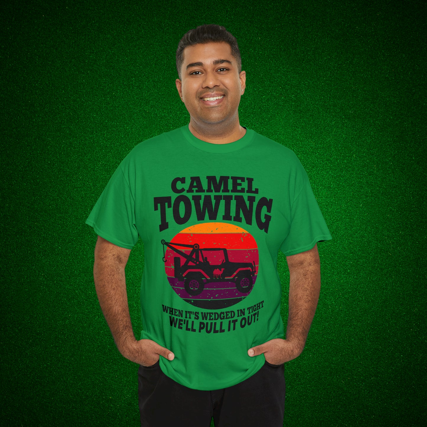 Camel Towing When its wedged in tight we'll pull it out T-Shirt