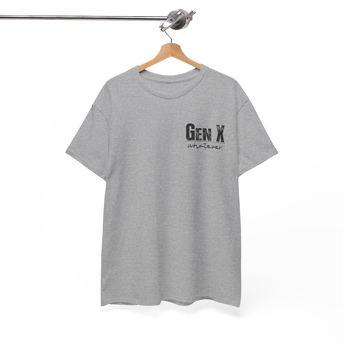 GEN X Definition Unisex Heavy Cotton T-Shirt Front & Back