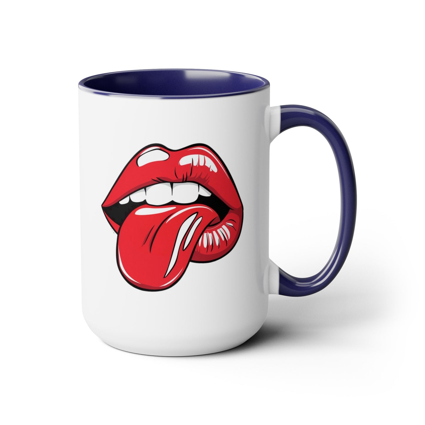 PopArt Lips and Tounge15oz Coffee Mug