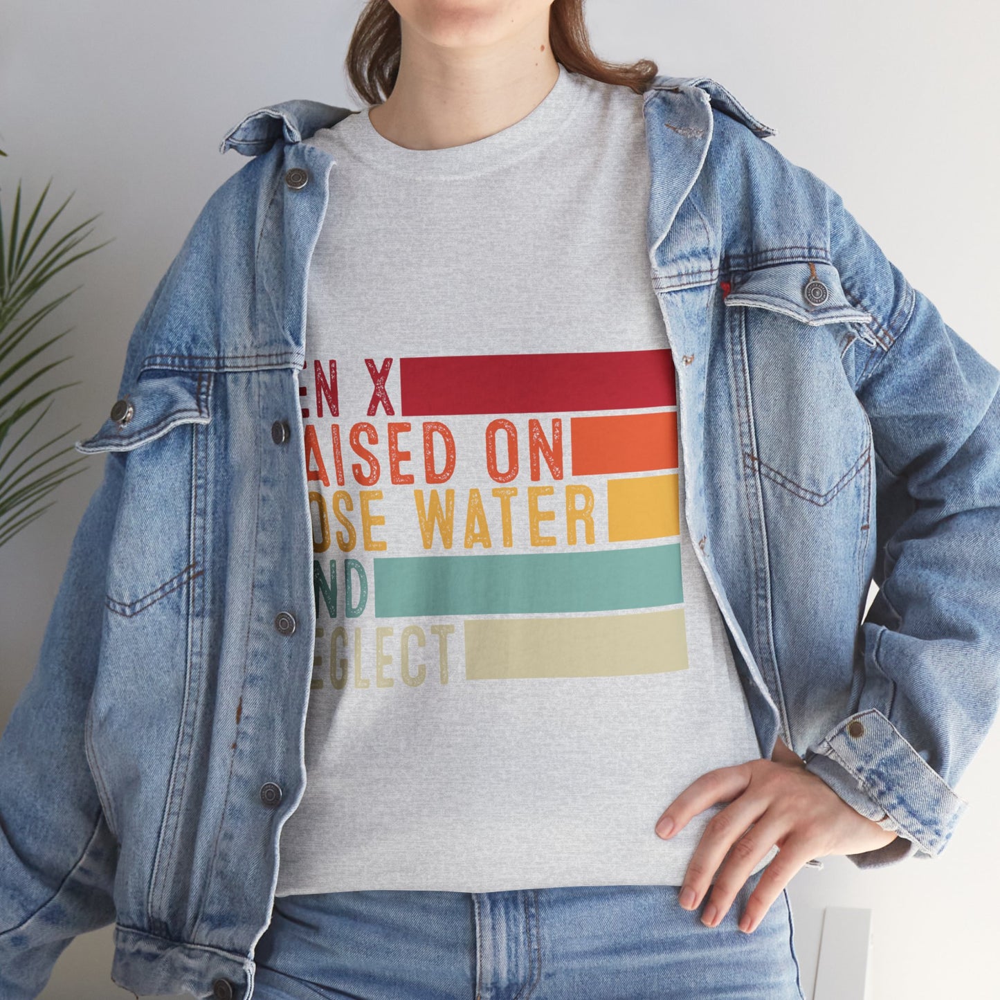 GEN X Raised On Hose Water & Neglect Tshirt Unisex Heavy Cotton