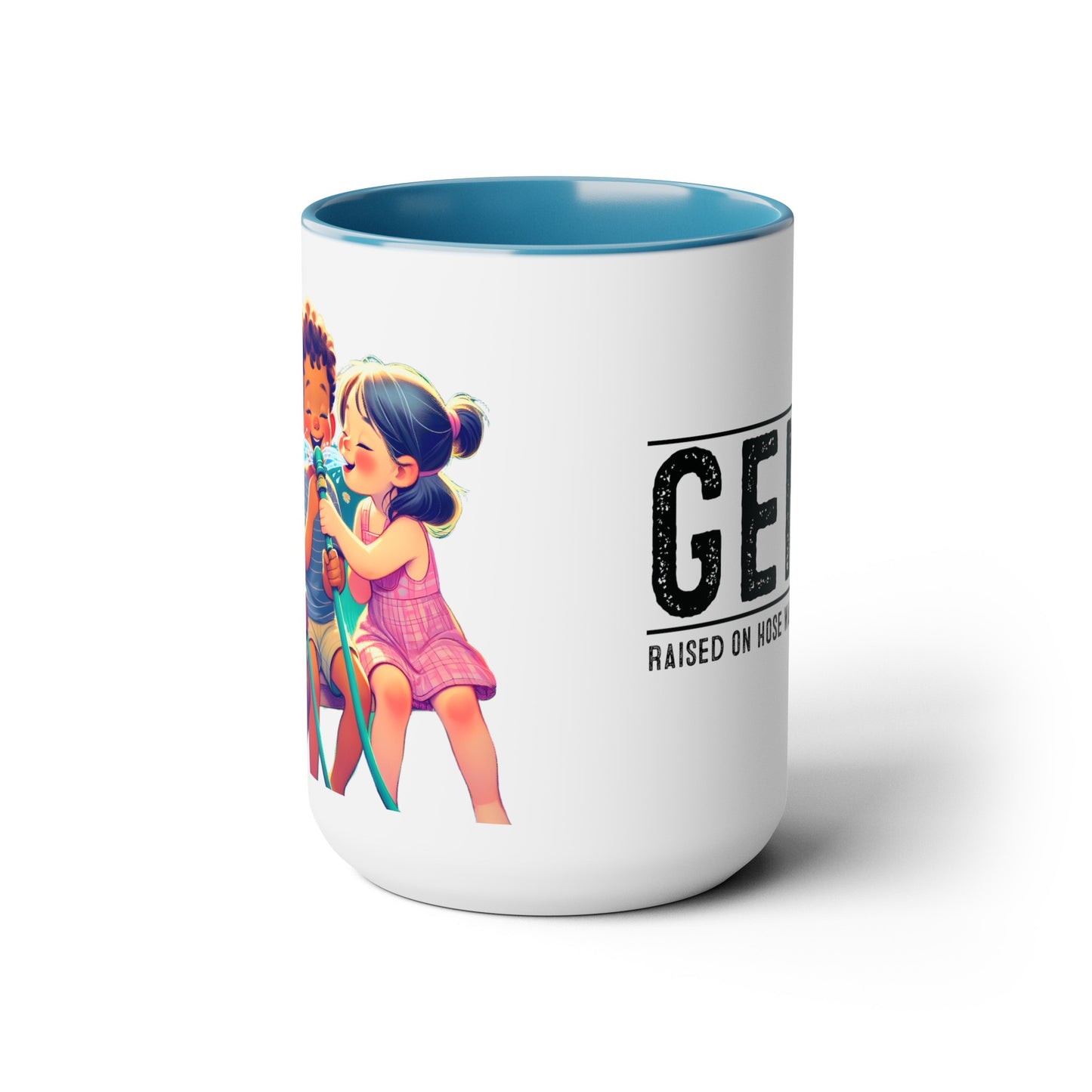 GEN X Raised On Hose Water & Neglect 15oz Coffee Mug