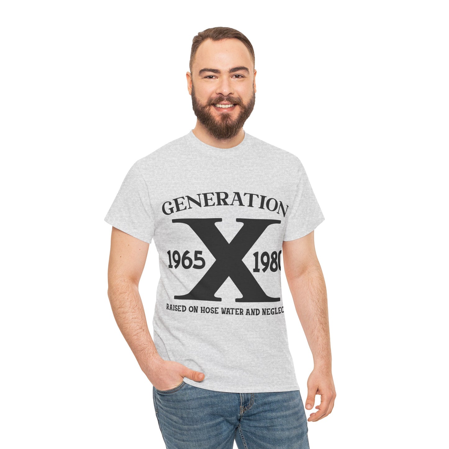 GEN X Raised On Hose Water & Neglect Tshirt Unisex Heavy Cotton