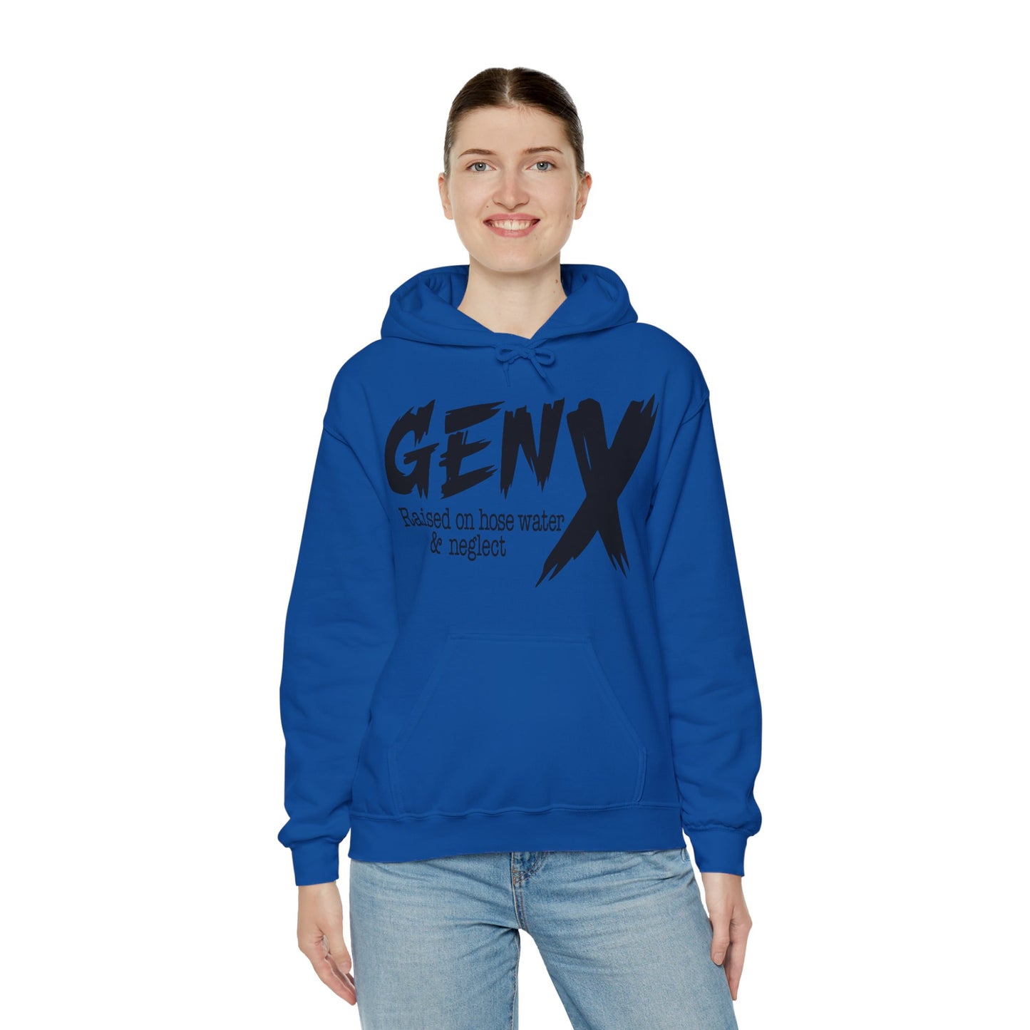 Gen X Raised on Hose Water & Neglect Unisex Heavy Blend™ Hooded Sweatshirt