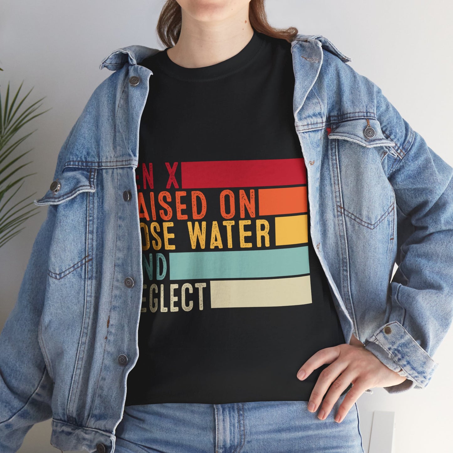 GEN X Raised On Hose Water & Neglect Tshirt Unisex Heavy Cotton