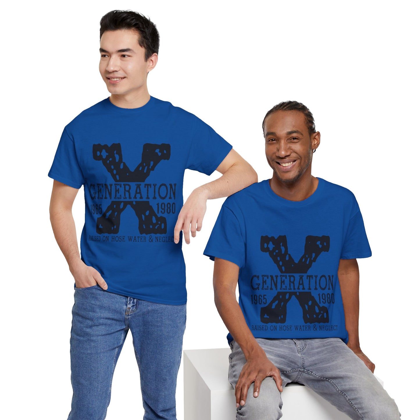 Copy of GEN X Raised On Hose Water & Neglect Tshirt Unisex Heavy Cotton