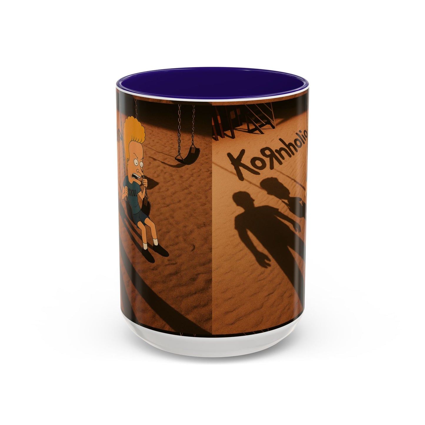 Kornholio 15 oz Coffee Mug Funny Nu Metal Cartoon Cup Multiple Colors