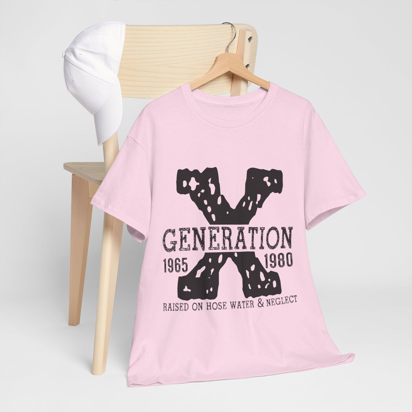Copy of GEN X Raised On Hose Water & Neglect Tshirt Unisex Heavy Cotton