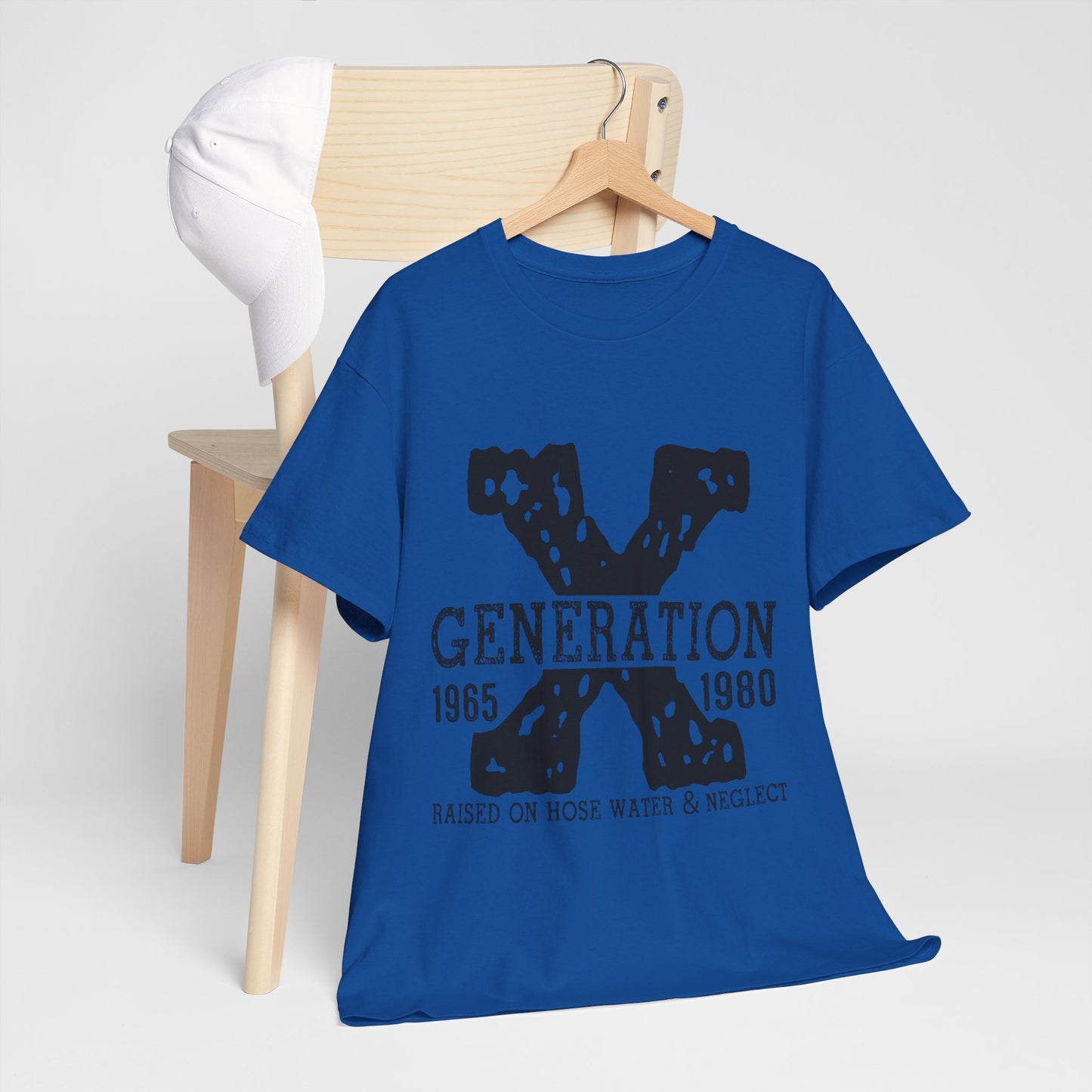 Copy of GEN X Raised On Hose Water & Neglect Tshirt Unisex Heavy Cotton