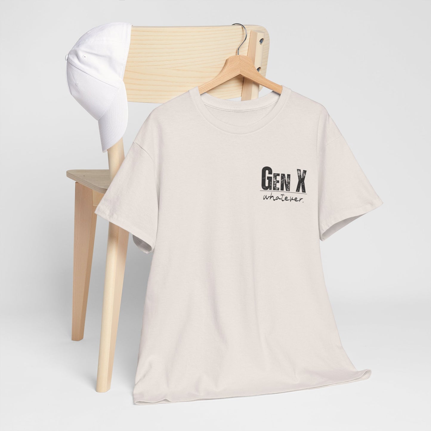 GEN X Definition Unisex Heavy Cotton T-Shirt Front & Back