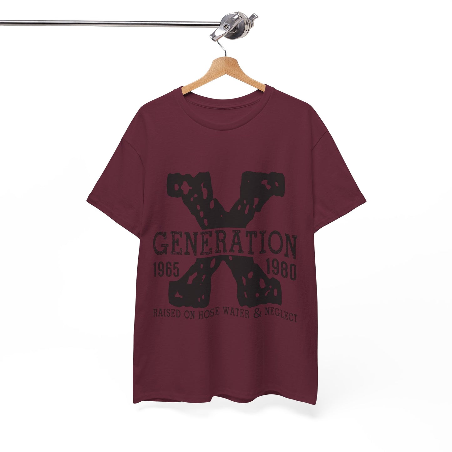 Copy of GEN X Raised On Hose Water & Neglect Tshirt Unisex Heavy Cotton