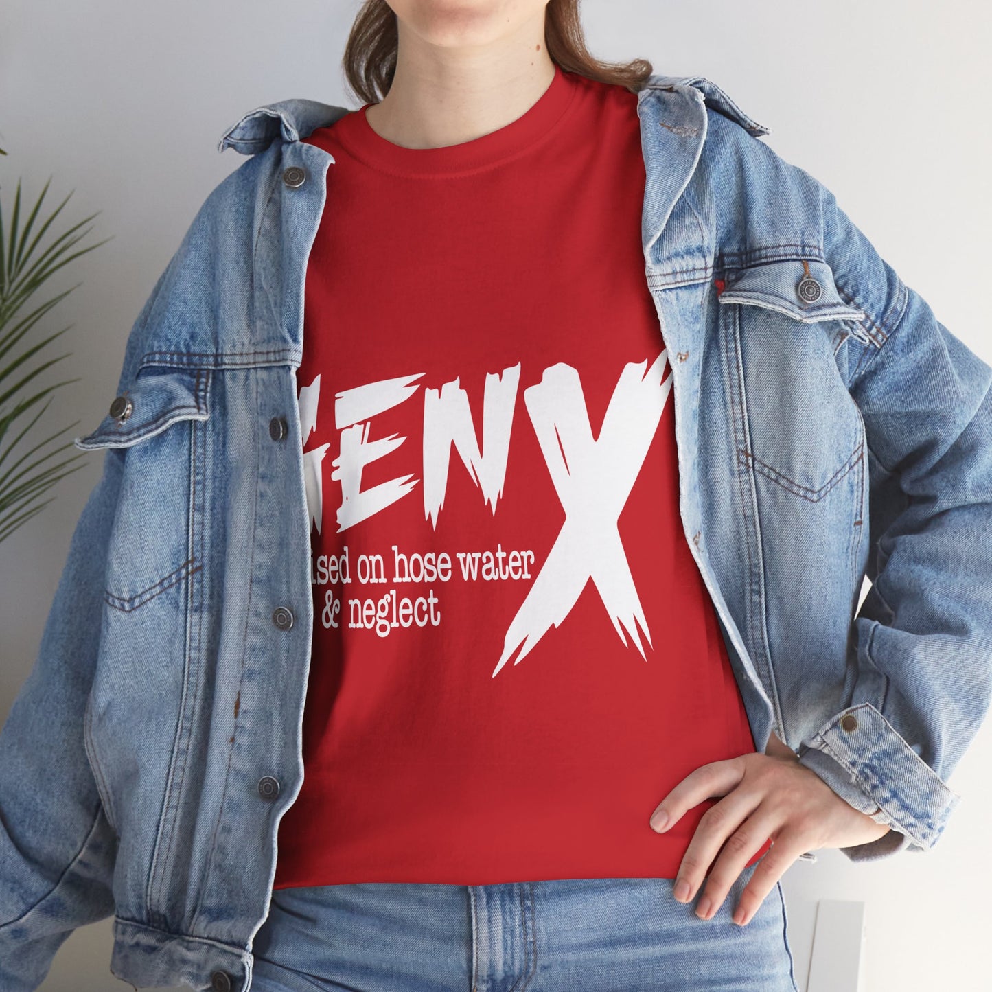 GEN X Raised On Hose Water & Neglect Tshirt Unisex Heavy Cotton