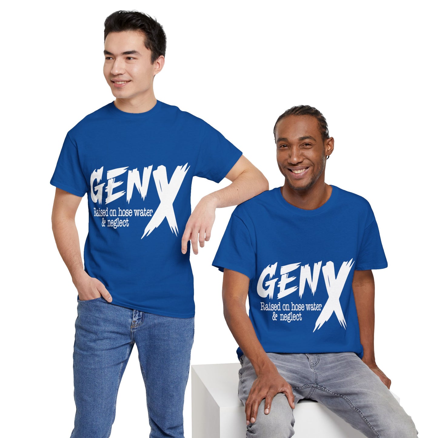 GEN X Raised On Hose Water & Neglect Tshirt Unisex Heavy Cotton