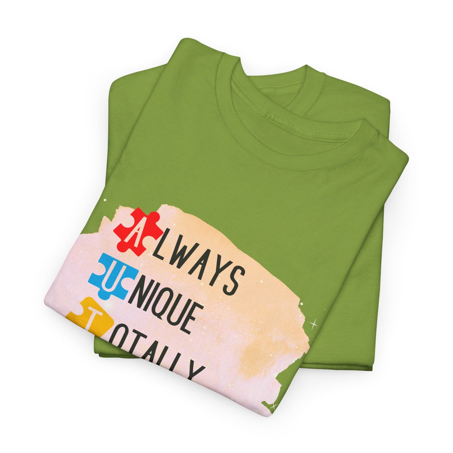 Autism Always Unique Totally Interesting Sometimes Mysterious T-shirt Unisex Heavy Cotton