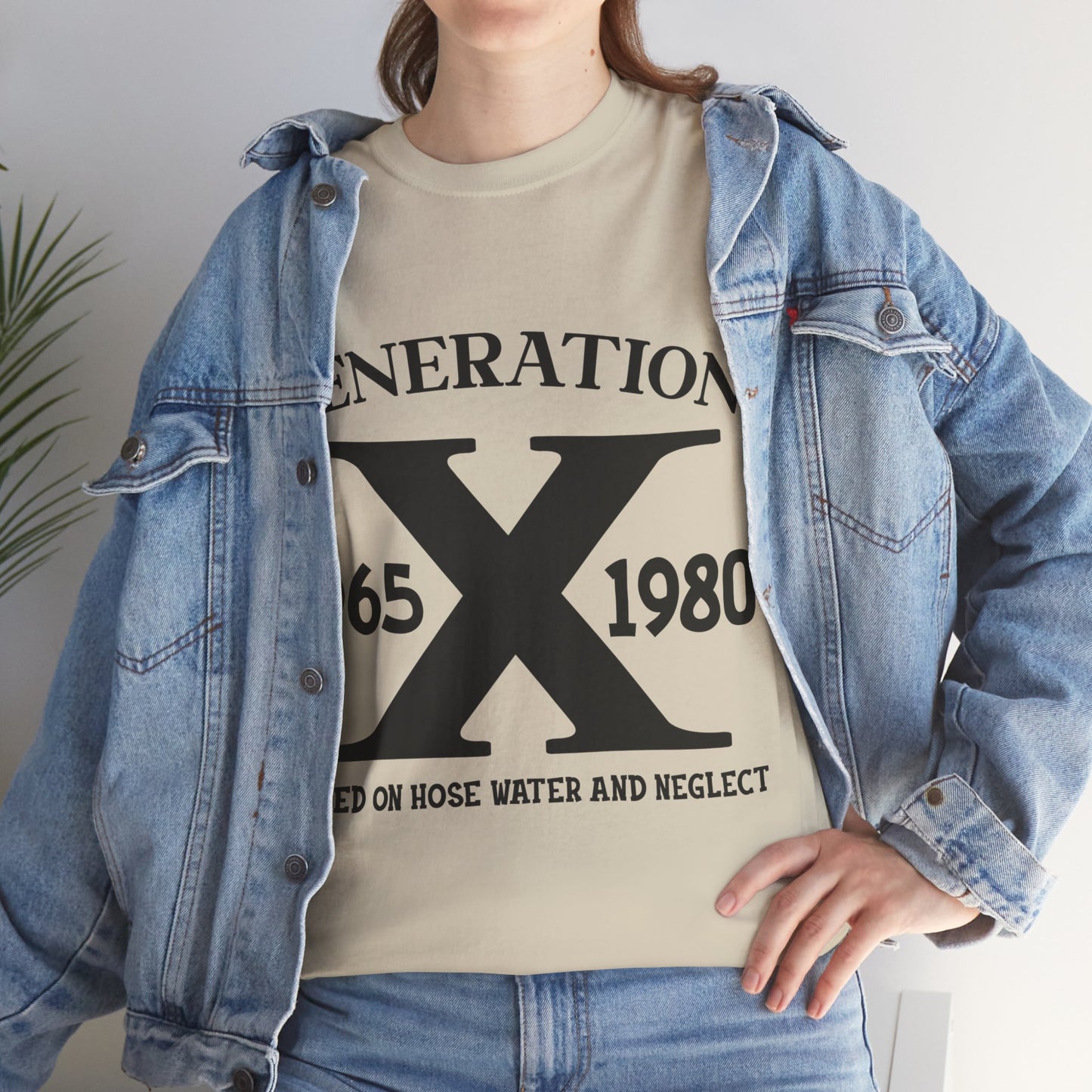 GEN X Raised On Hose Water & Neglect Tshirt Unisex Heavy Cotton