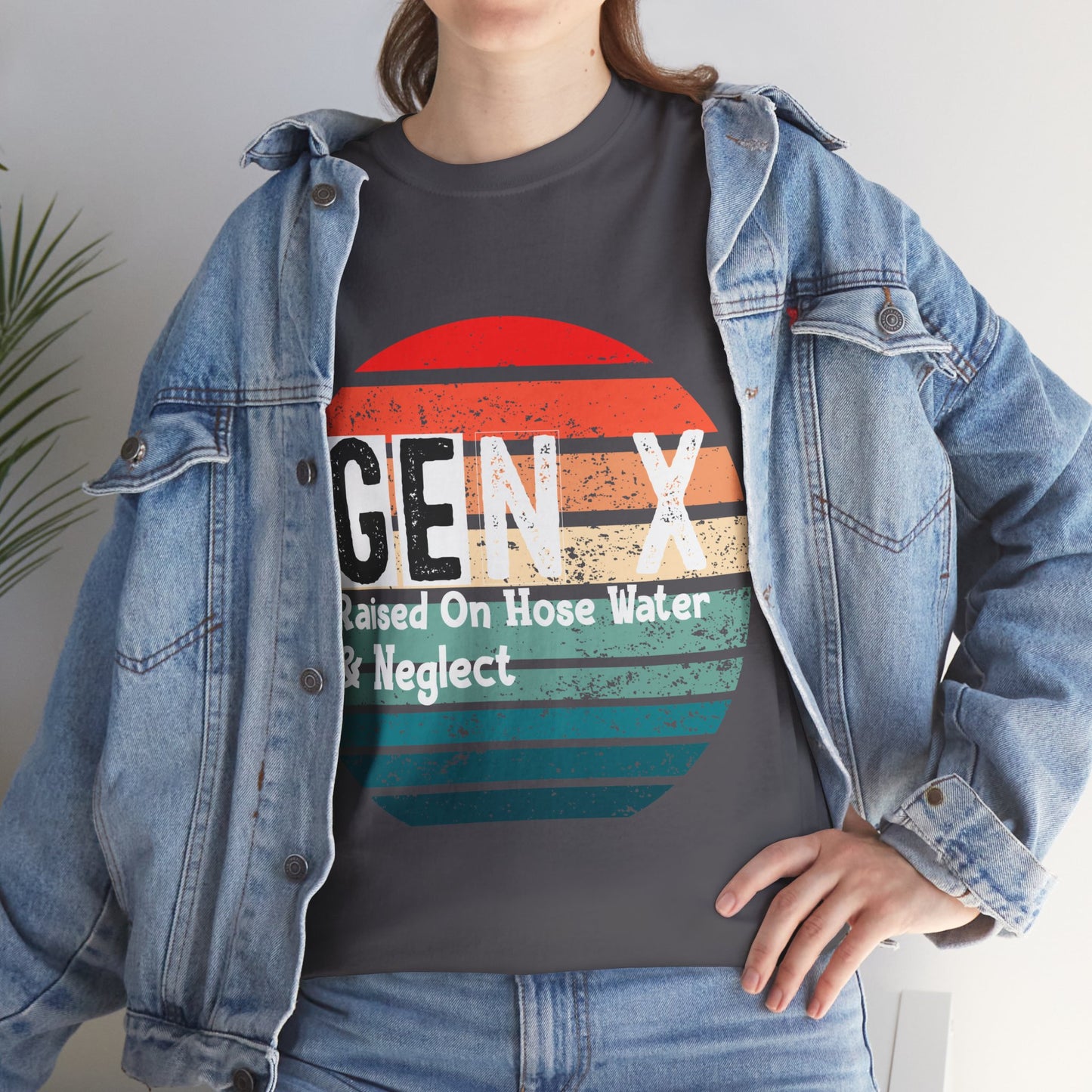 GEN X Raised On Hose Water & Neglect Tshirt Unisex Heavy Cotton