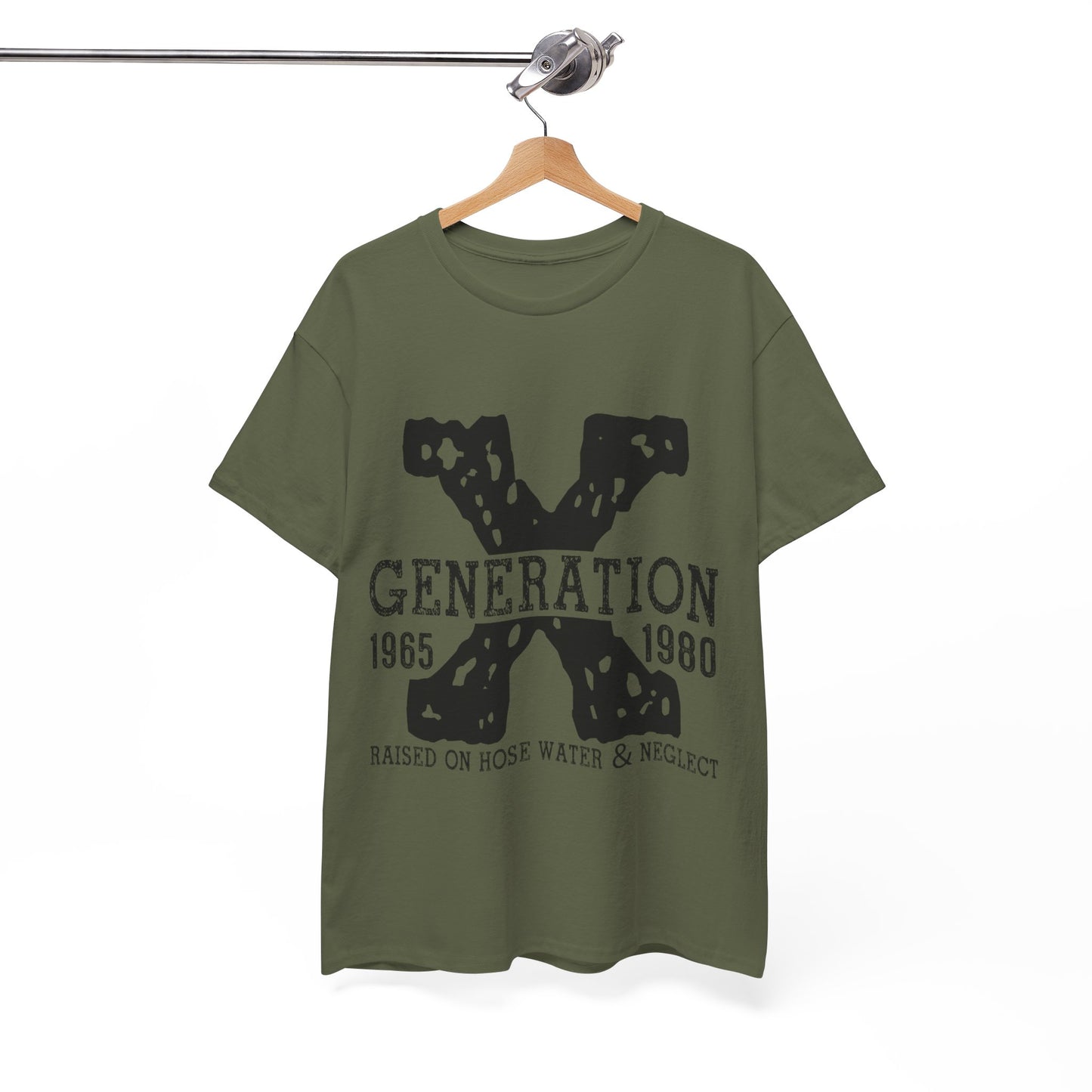 Copy of GEN X Raised On Hose Water & Neglect Tshirt Unisex Heavy Cotton