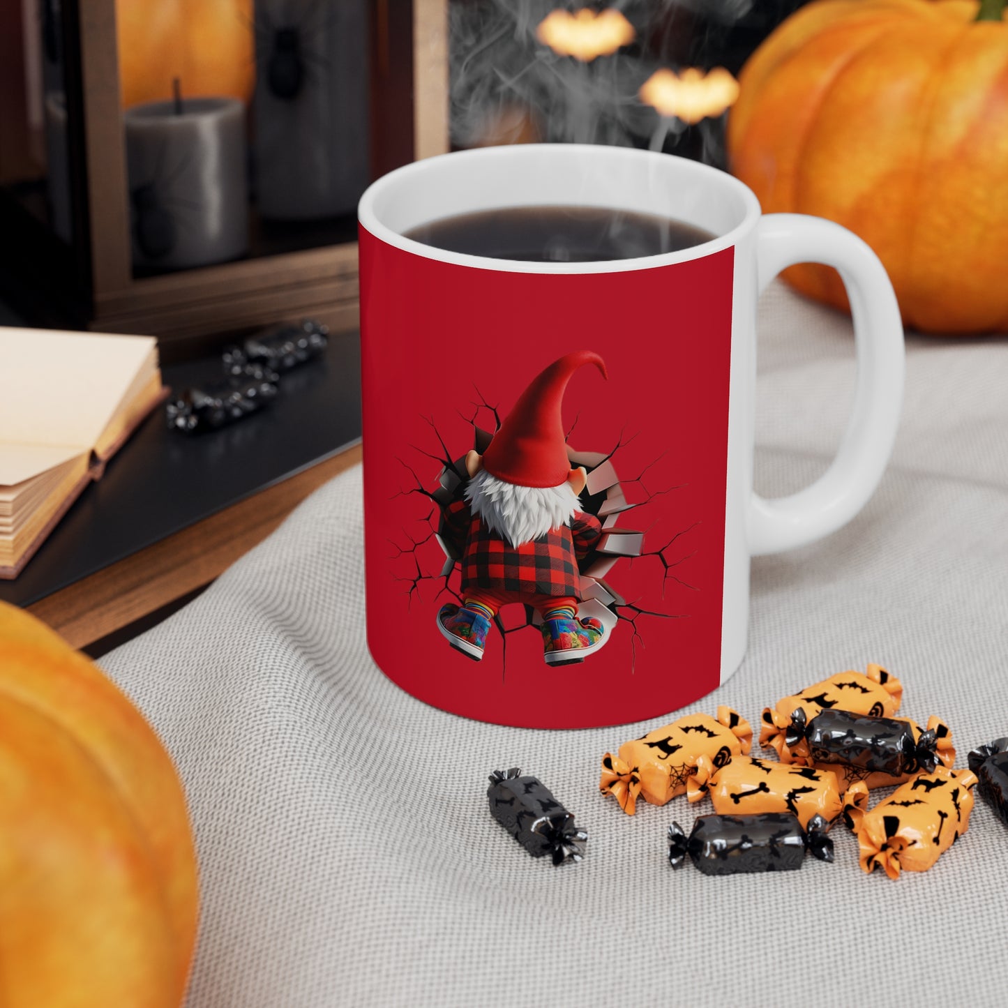 Valentine Gnome 3D Ceramic Mug 11oz