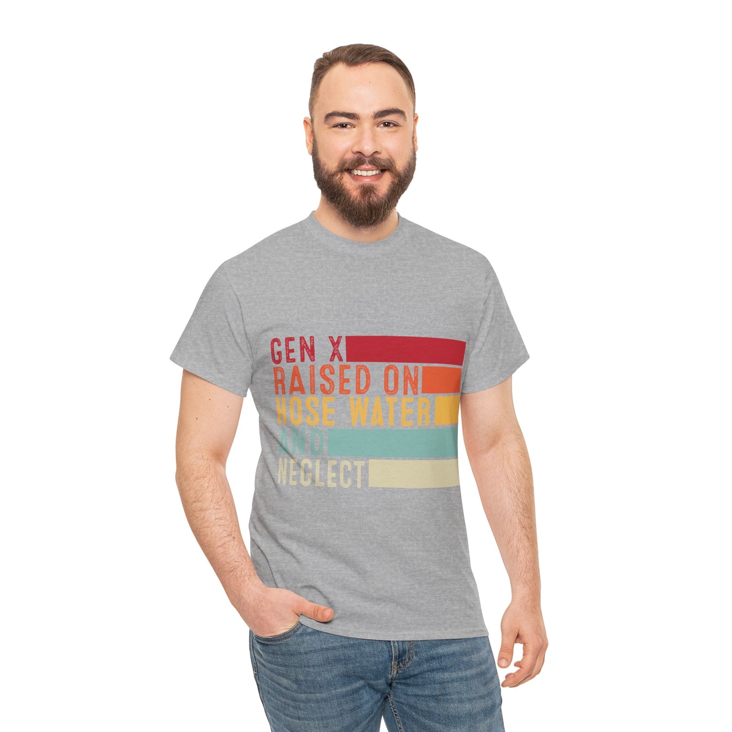 GEN X Raised On Hose Water & Neglect Tshirt Unisex Heavy Cotton