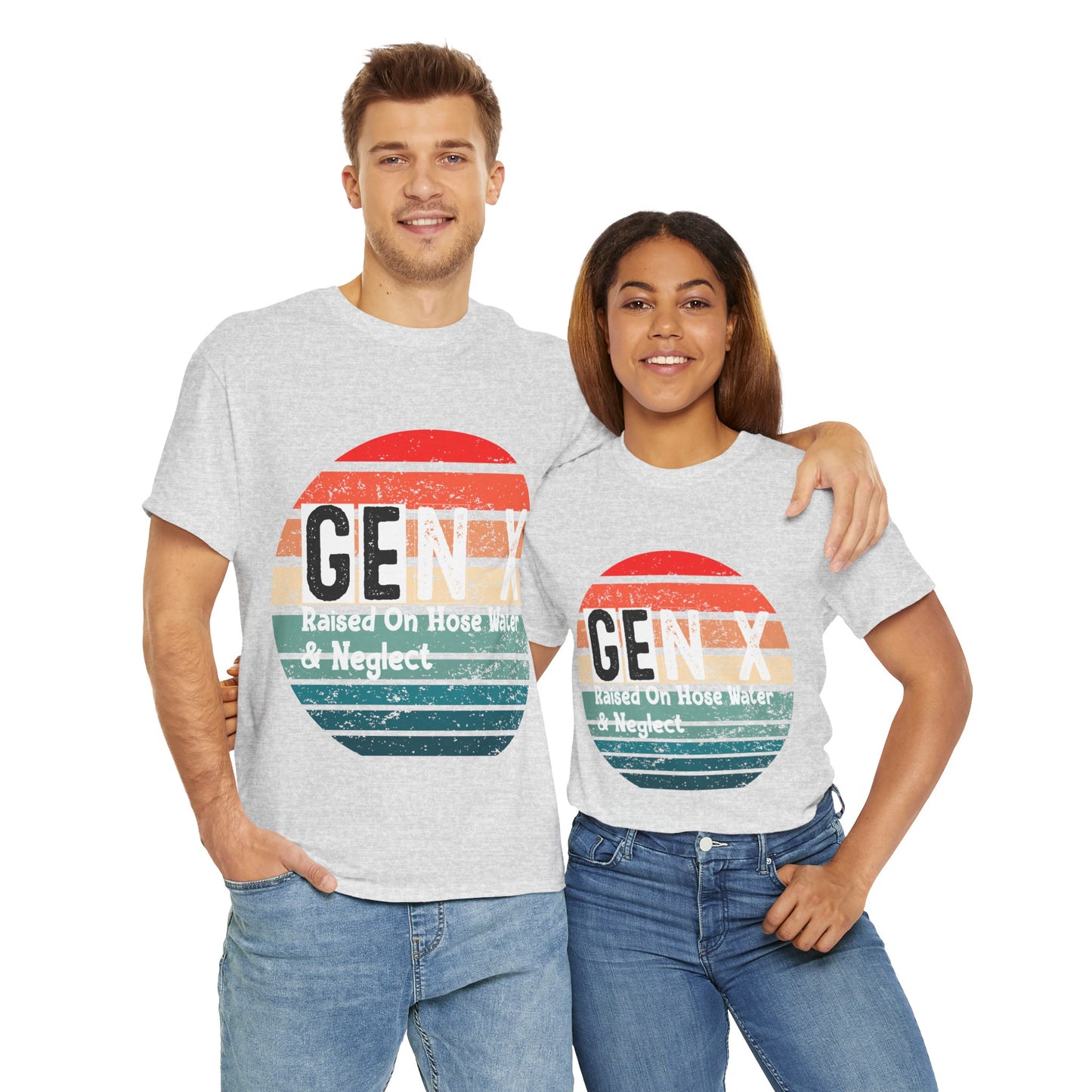 GEN X Raised On Hose Water & Neglect Tshirt Unisex Heavy Cotton