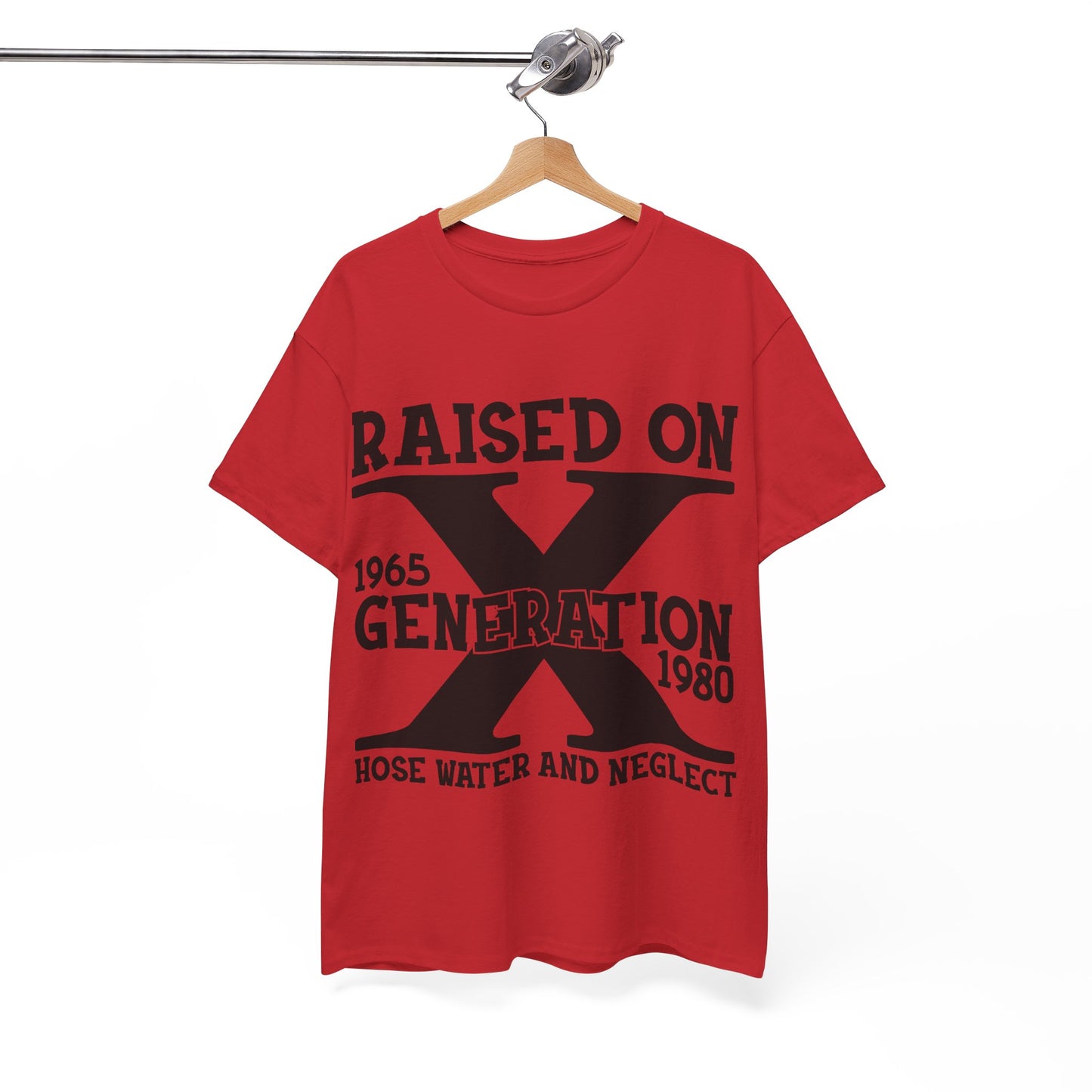 GEN X Raised On Hose Water & Neglect Tshirt Unisex Heavy Cotton