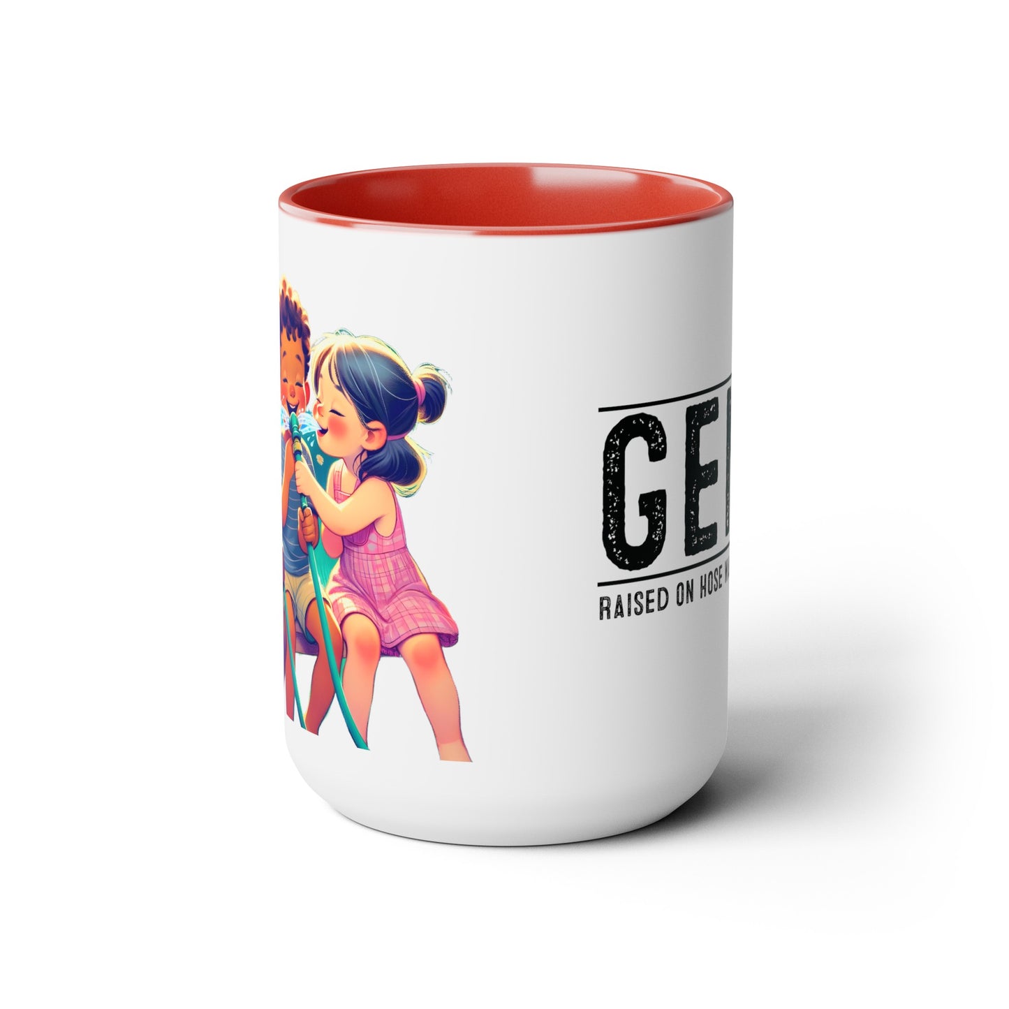 GEN X Raised On Hose Water & Neglect 15oz Coffee Mug