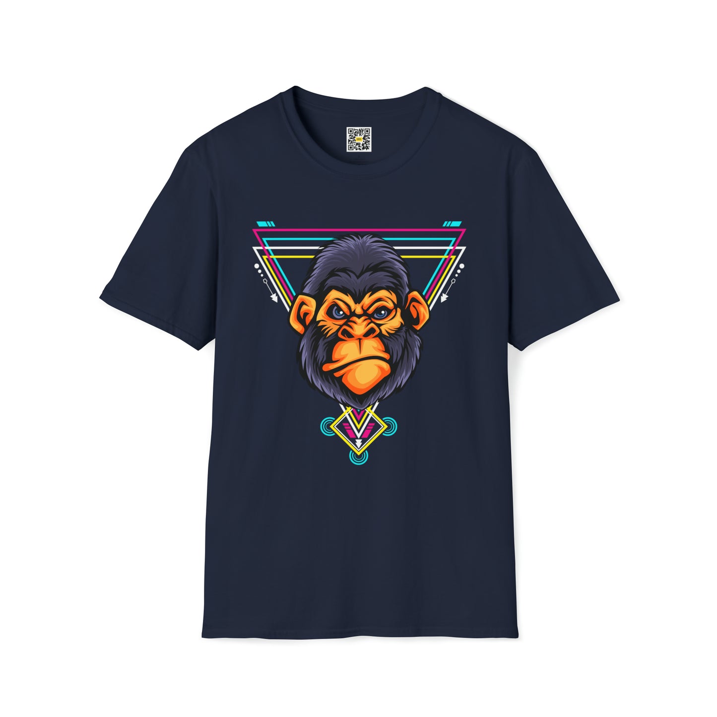 Angry Gorilla Head Sacred Geometry T-Shirt Animals Zoo Amazon Beautiful