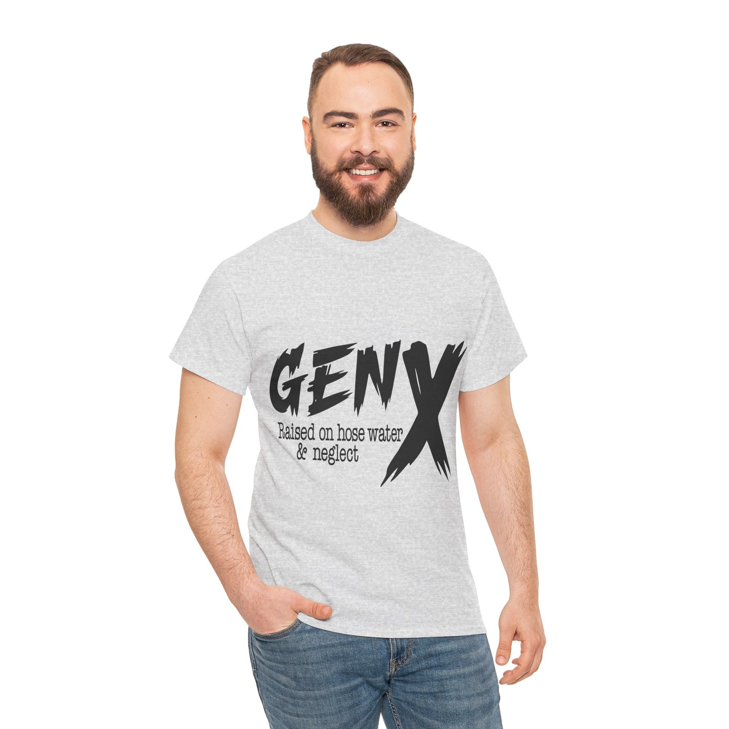GEN X Raised On Hose Water & Neglect Tshirt Unisex Heavy Cotton