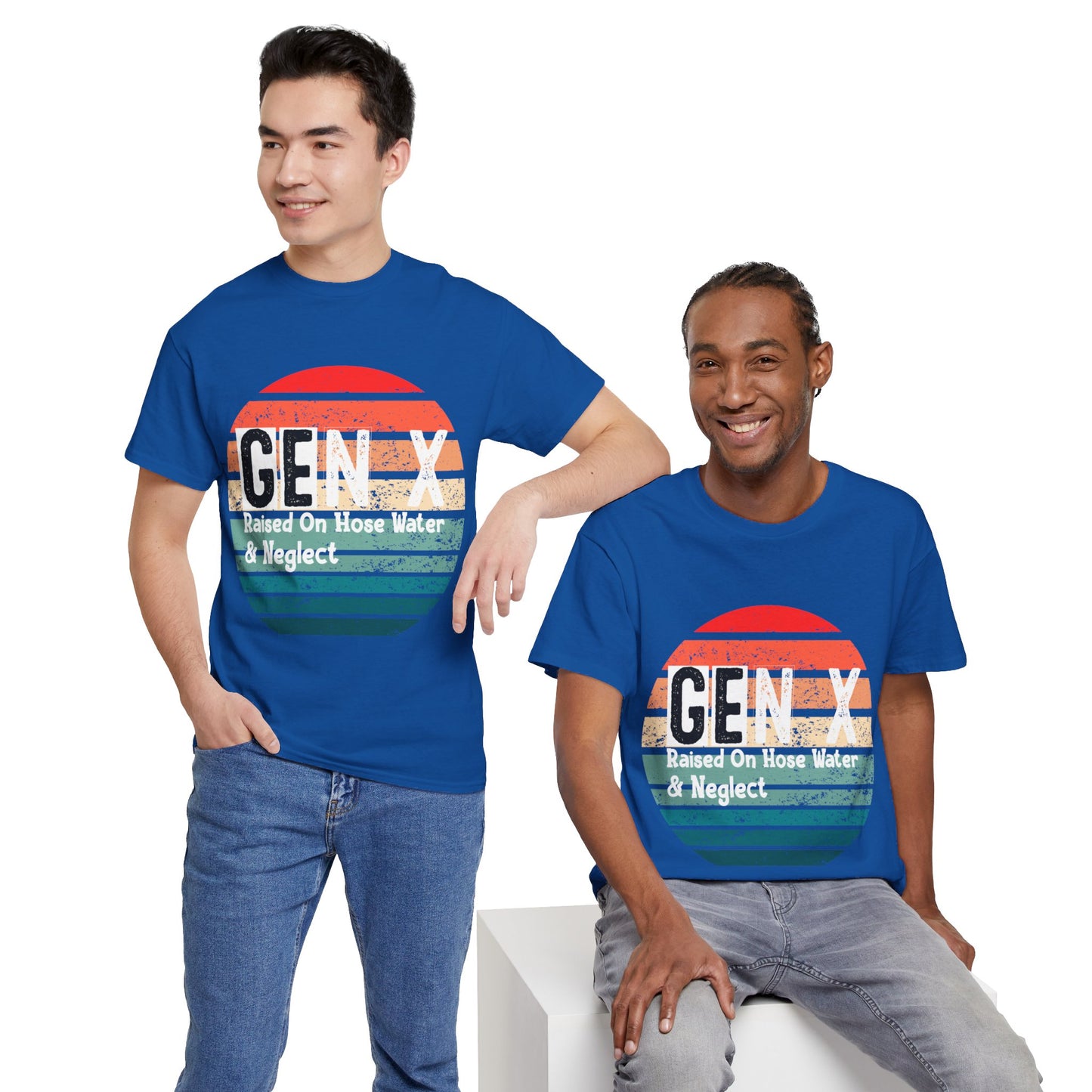 GEN X Raised On Hose Water & Neglect Tshirt Unisex Heavy Cotton
