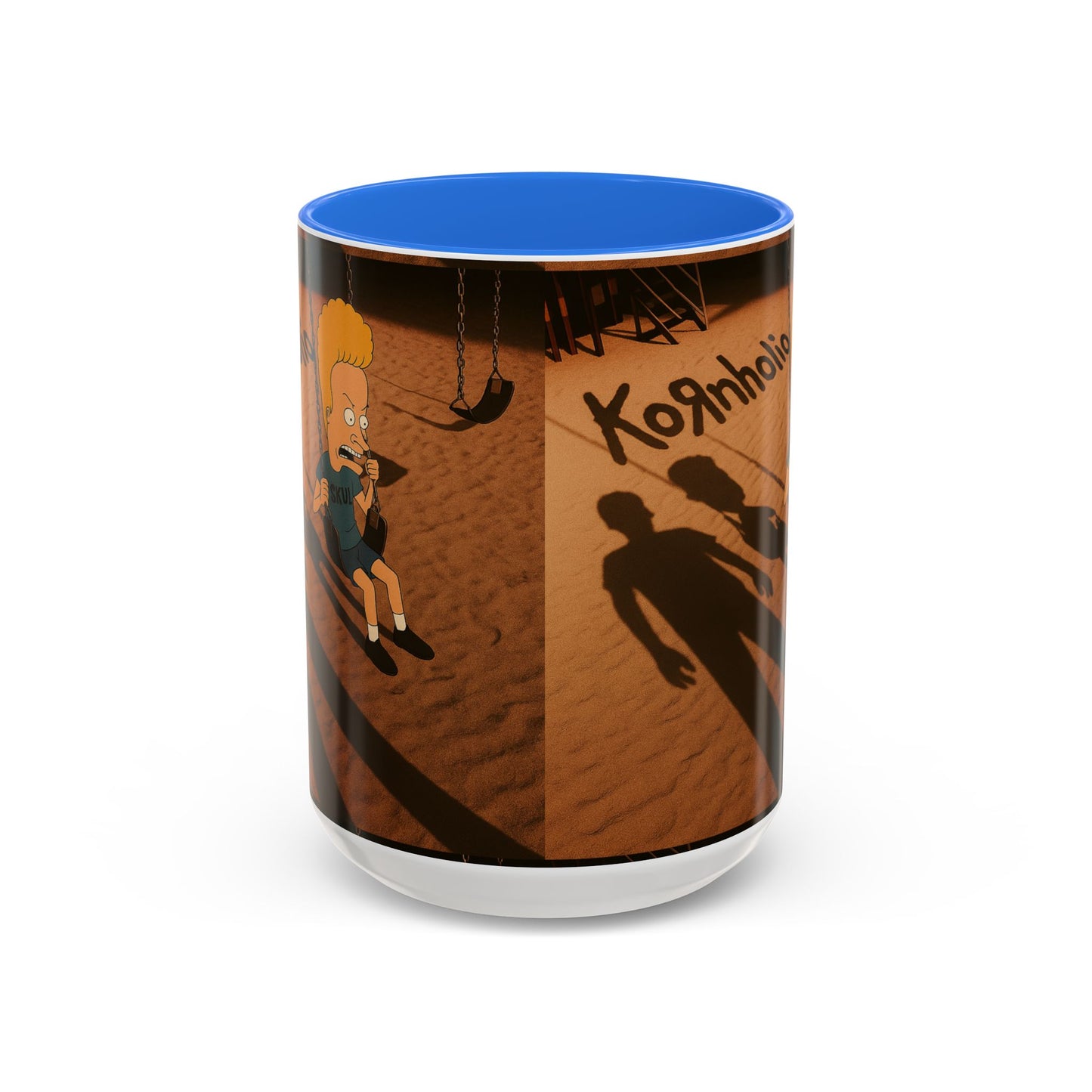 Kornholio 15 oz Coffee Mug Funny Nu Metal Cartoon Cup Multiple Colors