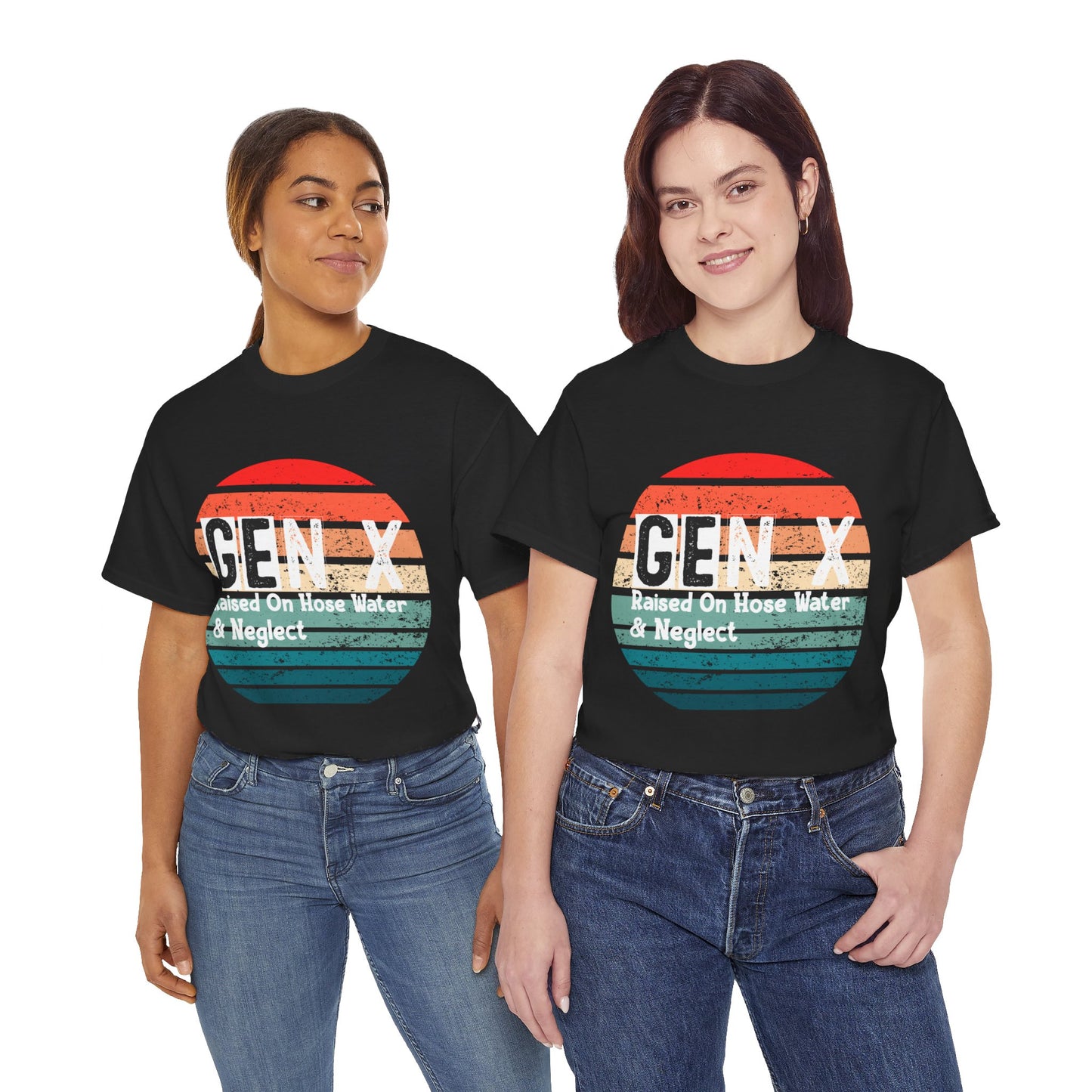 GEN X Raised On Hose Water & Neglect Tshirt Unisex Heavy Cotton