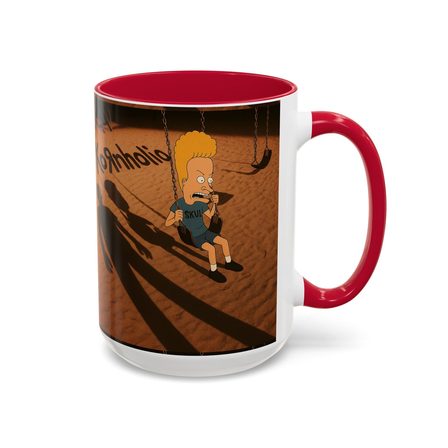 Kornholio 15 oz Coffee Mug Funny Nu Metal Cartoon Cup Multiple Colors