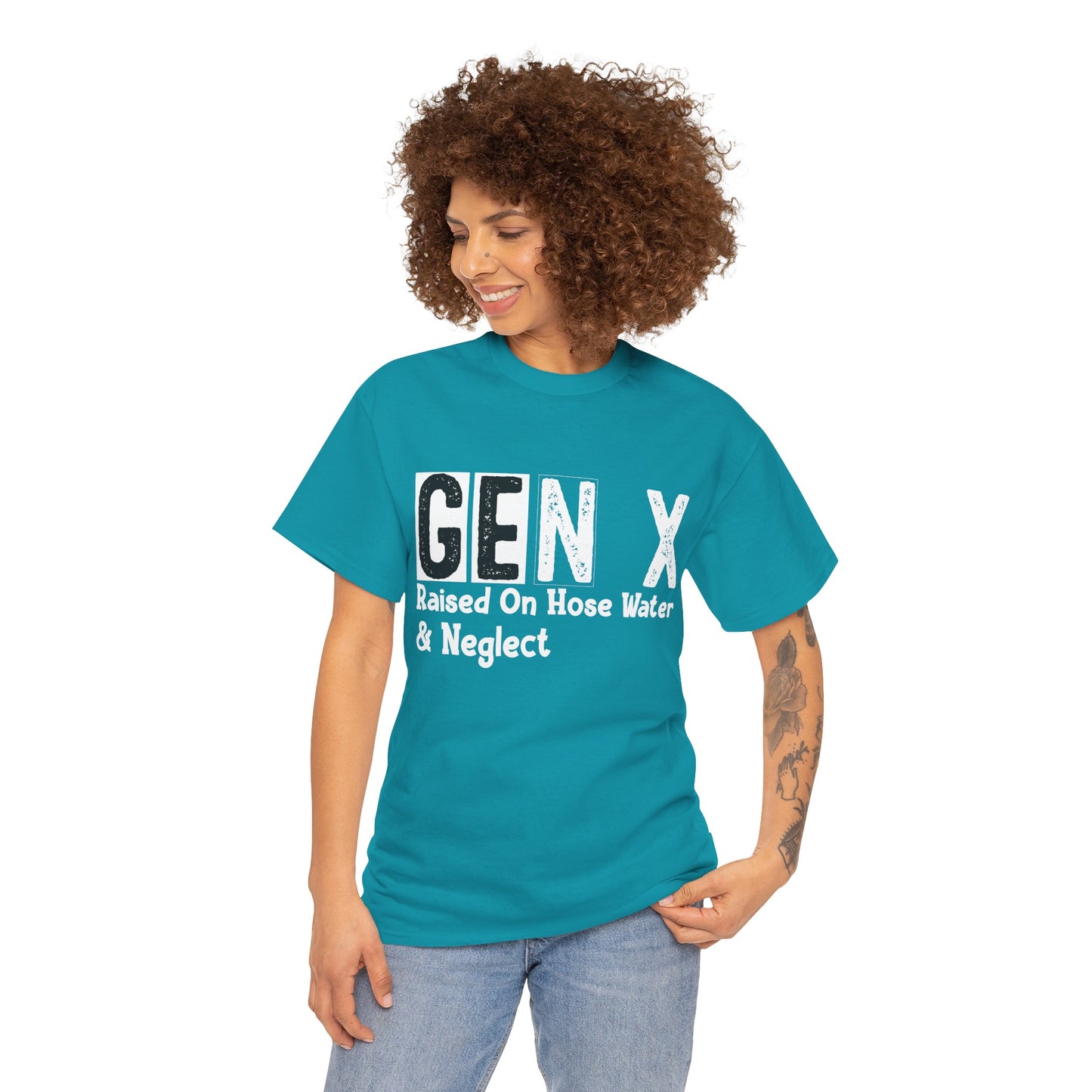 GEN X Raised On Hose Water & Neglect Tshirt Unisex Heavy Cotton