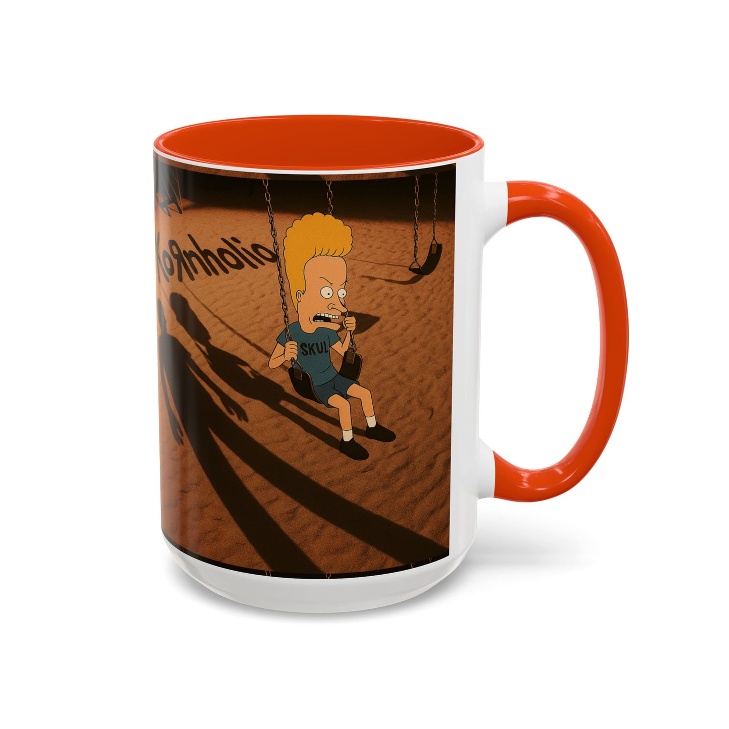 Kornholio 15 oz Coffee Mug Funny Nu Metal Cartoon Cup Multiple Colors