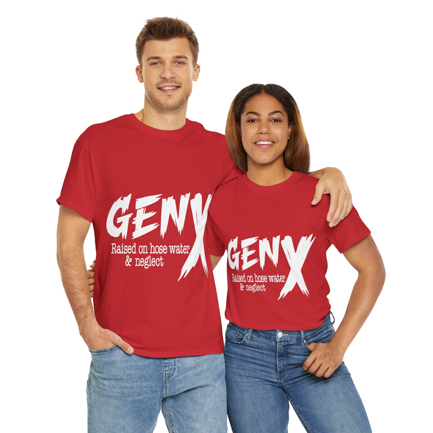 GEN X Raised On Hose Water & Neglect Tshirt Unisex Heavy Cotton