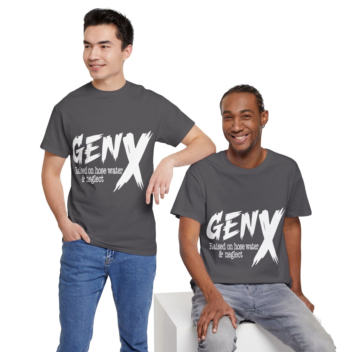 GEN X Raised On Hose Water & Neglect Tshirt Unisex Heavy Cotton