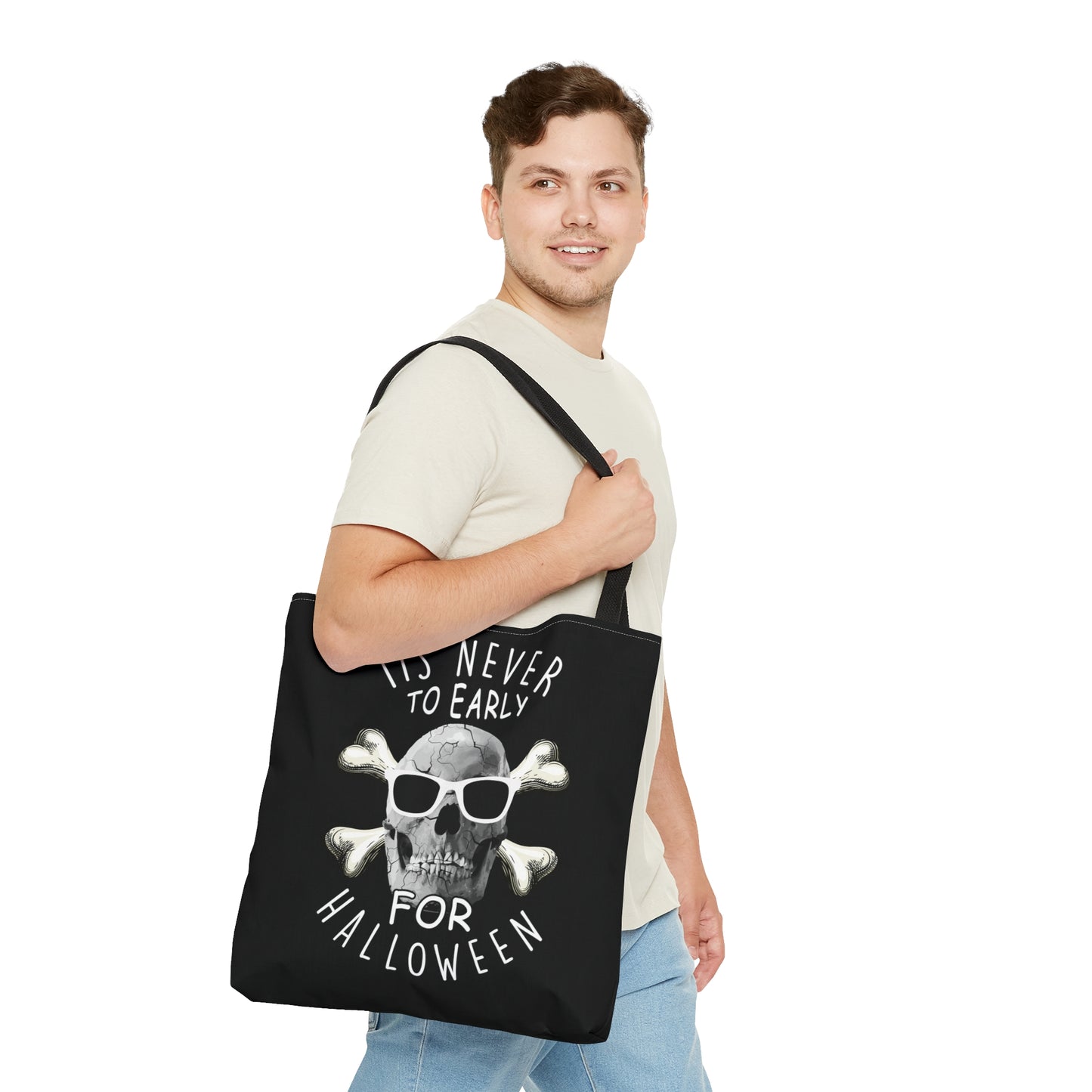 It;s Never To Early for Halloween Unisex Tote Bag (AOP)