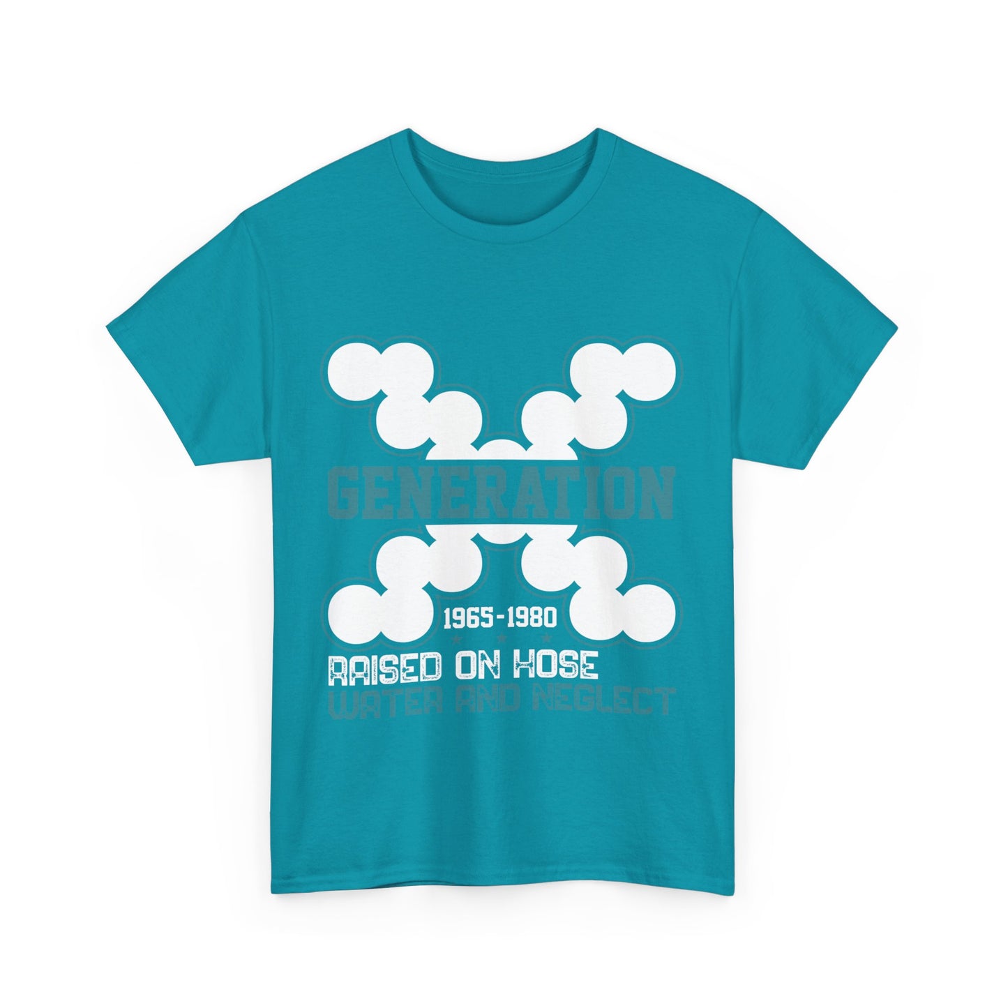GEN X Raised On Hose Water & Neglect Tshirt Unisex Heavy Cotton T-shirt Unisex Heavy Cotton