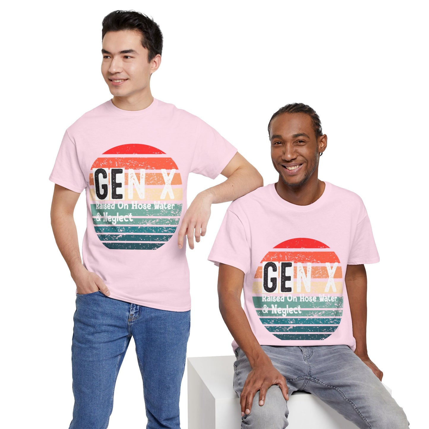 GEN X Raised On Hose Water & Neglect Tshirt Unisex Heavy Cotton