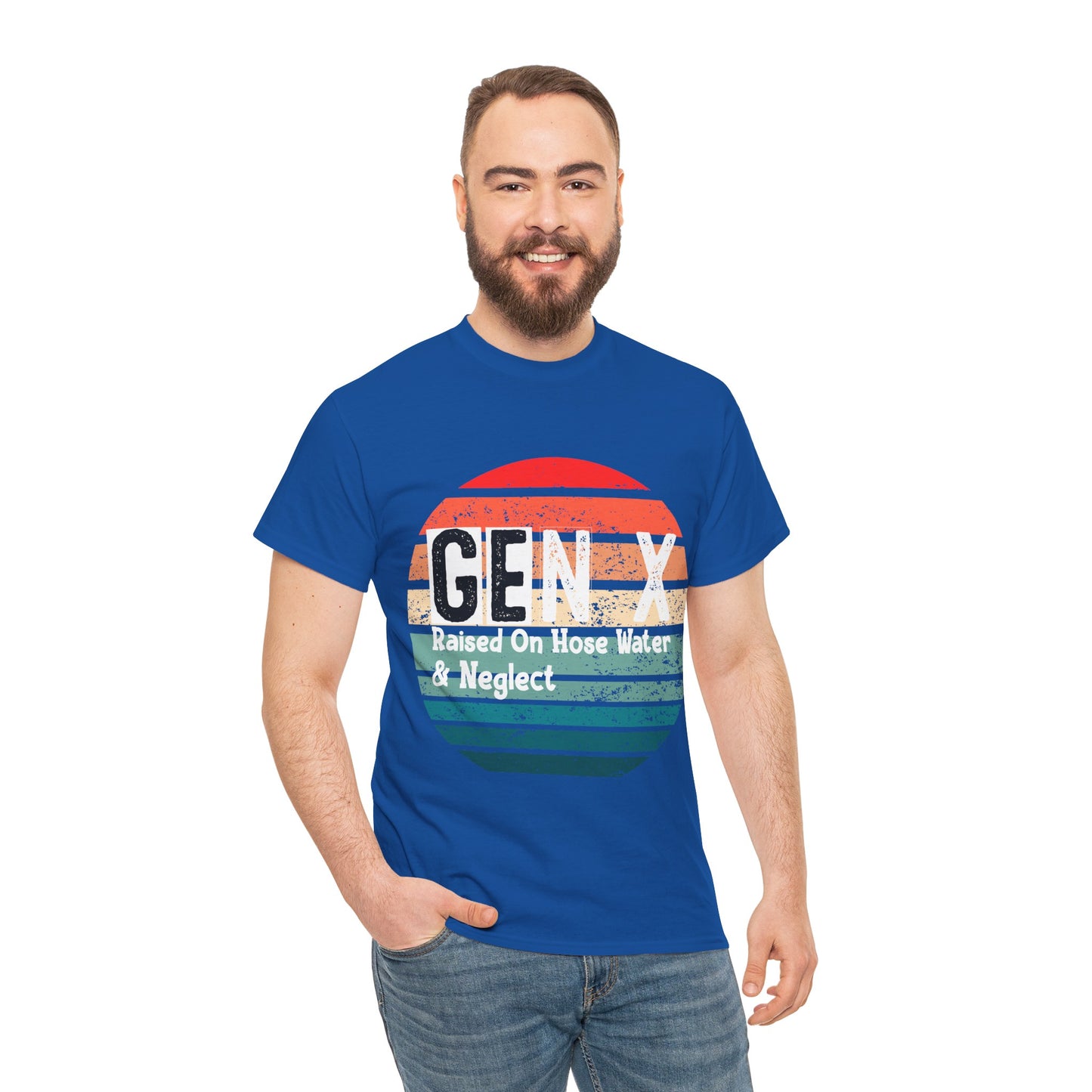 GEN X Raised On Hose Water & Neglect Tshirt Unisex Heavy Cotton