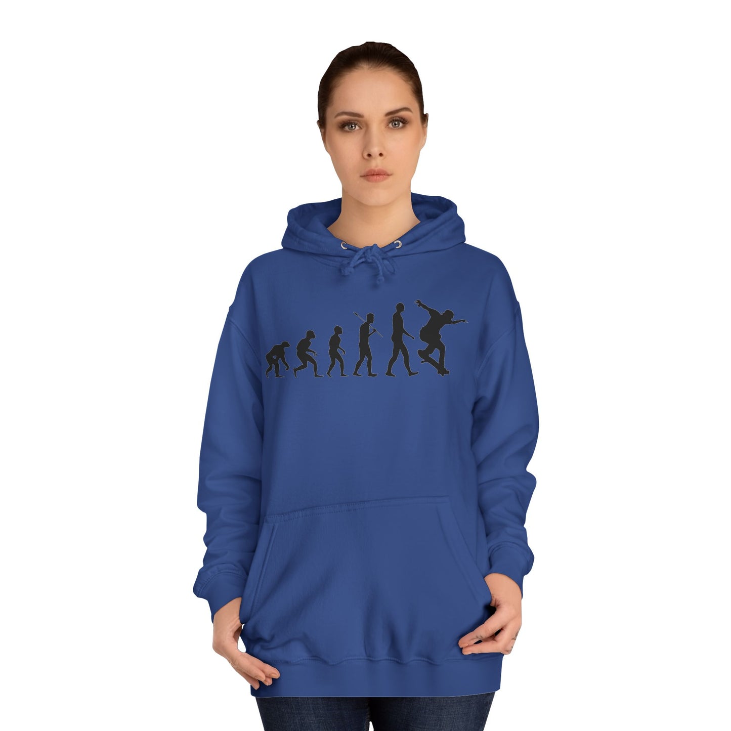 Evolution of Skateboarding Hoodie Stylish Graphic Pullover Unisex Skate Culture