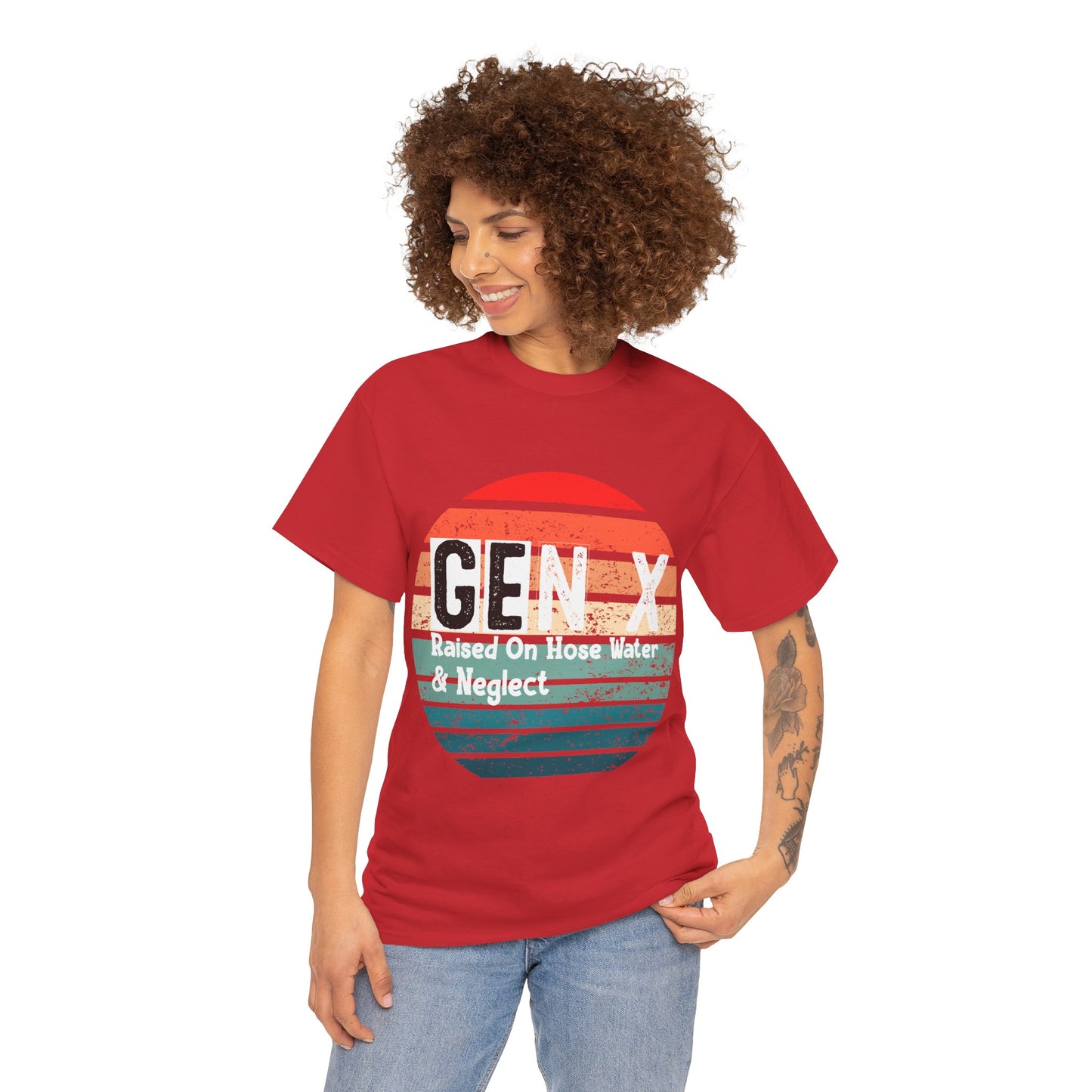 GEN X Raised On Hose Water & Neglect Tshirt Unisex Heavy Cotton